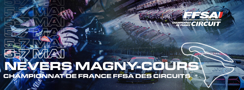 LE CHAMPIONNAT DE FRANCE FFSA DES CIRCUITS POURSUIT SA TOURNÉE À NEVERS MAGNY-COURS