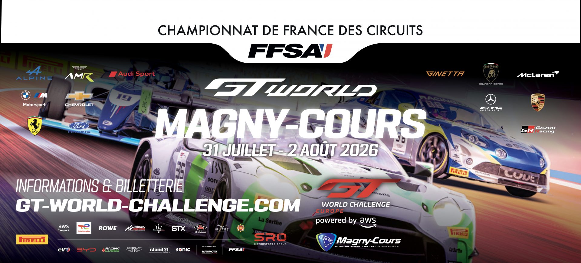 billetterie en ligne, Circuit de Nevers Magny-Cours