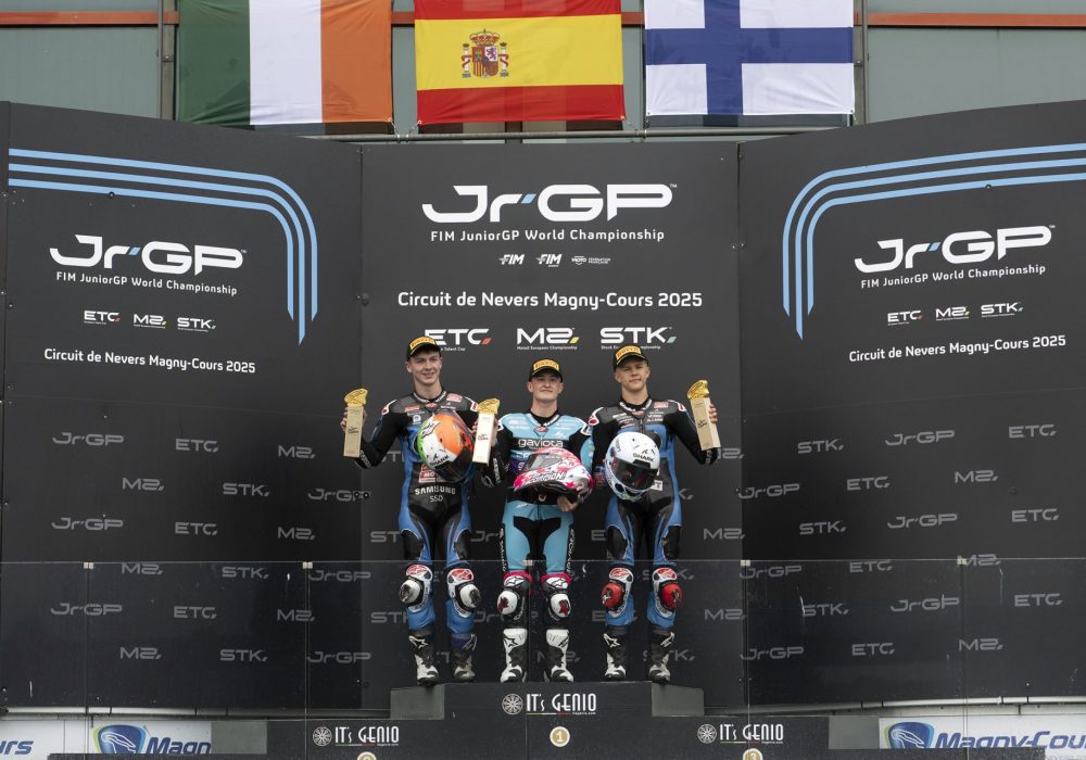 Podium JuniorGP Magny Cours
